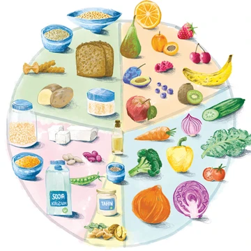 Der vegane Teller: So gelingt eine ausgewogene pflanzliche Ernährung!